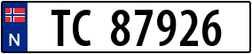 Truck License Plate